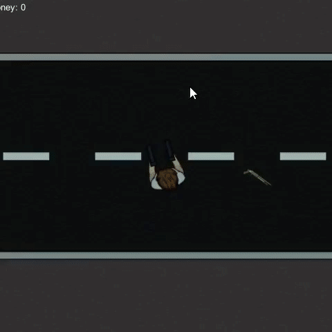 picking up a shotgun