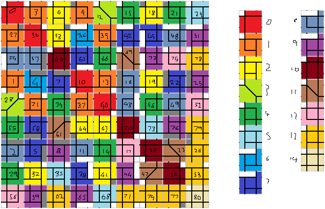 sketch of all map tiles in the game